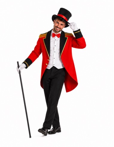 Fantasia de Apresentador de Circo Tamanho L | Fantasias para Adultos O Rei do Carnaval